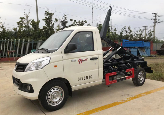 國六福田祥菱3方勾臂式垃圾車